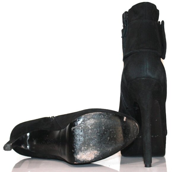 VIA SPIGA SUEDE PLATFORM BOOTIES SIZE 8 - Picture 4 of 4